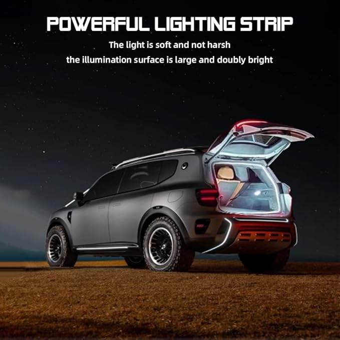 Car LED Strip Light For Trunk, 158Inch IP67 Silicone Waterproof Neon Light - Image 5