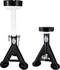 HKTE 4 Ton Heavy Duty Jack Stands, Low Profile, Security Locking Pins, 000 lbs by HKTETOOLSEQUIPMENT