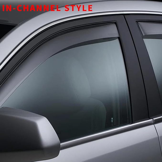 in Channel Rain Guards for 2014-2018 Chevy Silverado/GMC Sierra 1500 Crew Cab - Image 3