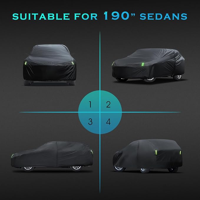 SUV Car Cover Waterproof All Weather - Image 8