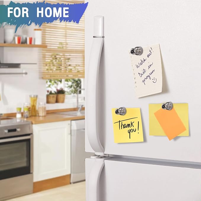 50 Pack Fridge Magnets, Small Strong Refrigerator Neodymium Magnets - Image 6