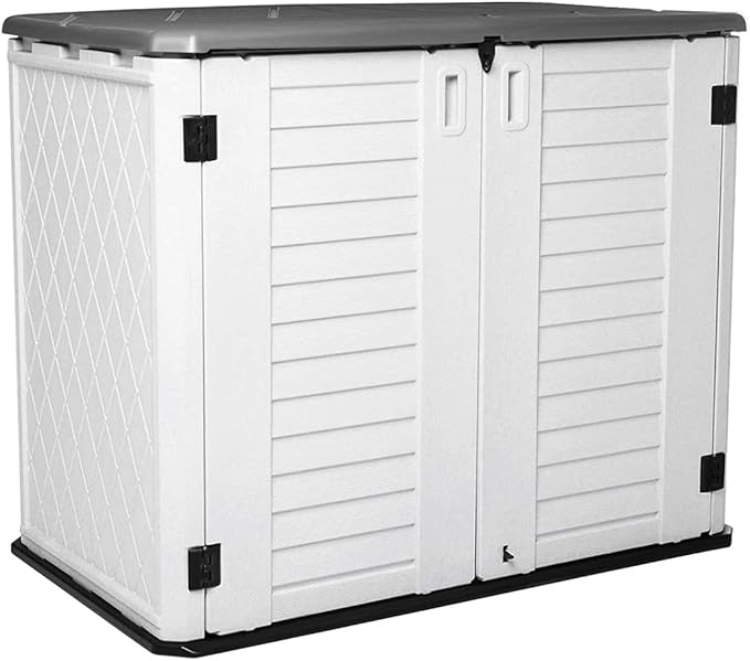 Horizontal Outdoor Garden Storage Shed by KINYING