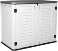 Horizontal Outdoor Garden Storage Shed by KINYING
