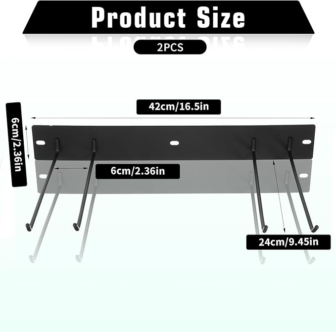 Folding Chair Storage Rack for Chair Organization and Garage Wall Mount Storage - Image 2