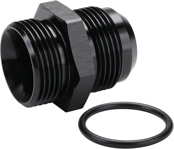 16AN Male Flare to 16AN ORB O-ring Boss Fuel Pump Rail Adapter Fitting Aluminum - Image 5
