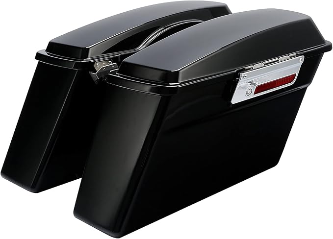 XFMT Hard Saddlebags Saddle Bag Turnk W/Black Conversion Brackets - Image 4