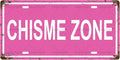 CHISME ZONE Space Vintage Metal Tin Sign License Plate Bar Cafe Garage Cave by Unknown