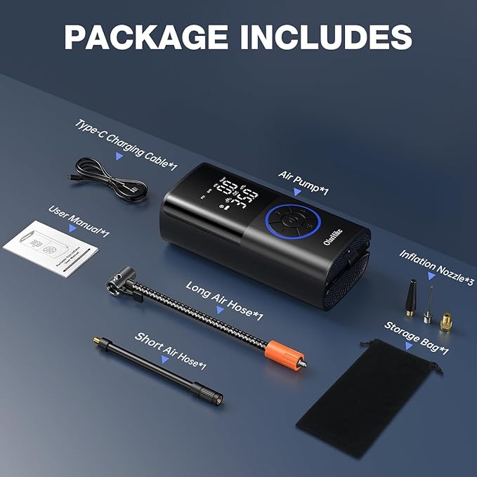 OlarHike Tire Inflator Portable Air Compressor, Long Range Battery-Powered - Image 9