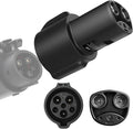 J1772 to Tesla Charging Adapter, 80A/250V Fast Charging, Compatible by JEEKVISEN