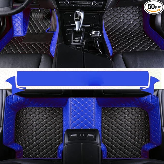 TAHALICustom Colors Car Floor Mats Black Pink by Unknown