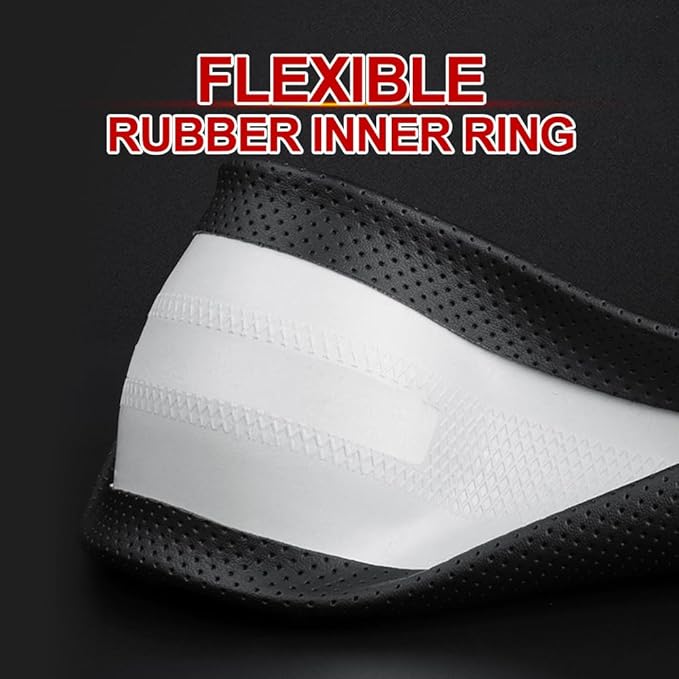New Nappa Leather car Steering Wheel Cover，for Car Truck SUV 15 inch - Image 5