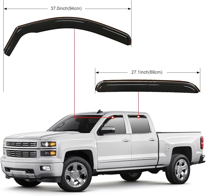 Nilight Window Visor Compatible - Image 7