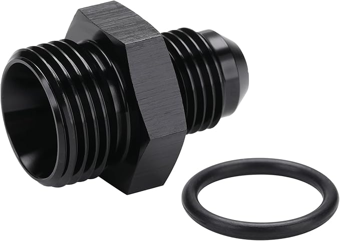 6AN Male Flare to 8AN ORB O-ring Boss Fuel Pump Rail Adapter Fitting Aluminum - Image 5