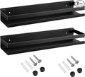 Lallisa 2 Pieces Stainless Steel Shelf Bathroom Shower Floating Shelves Wall by Lallisa