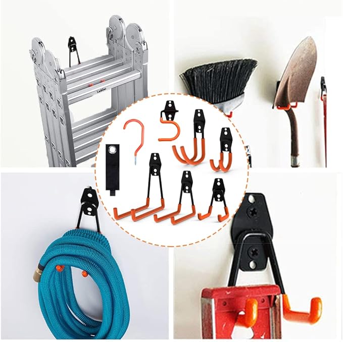 Intpro Garage Hooks 22 Pack Heavy Duty Garage Storage Hooks Steel Tool Hangers - Image 7
