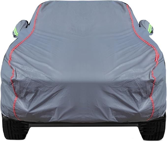 Breathable New Material, Waterproof Car Cover, Locks and Zipper Doors, by QUYDDC