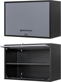 Metal Wall Cabinet with Locking Door and Shelf, Hanging Garage Cabinets with by Anxxsu