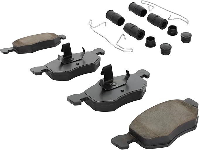 Premium Semi-Metallic Front Brake Pads Compatible - Image 2