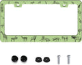 Personalized License Plate Frame Animals Stainless Steel Accessory Wolf Deer by Invincibleframe
