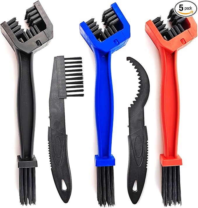5PCS/Set Bicycle Chain Cleaning Tool Set, Bike Chain Crankset Brush, Motorcycle by Unknown