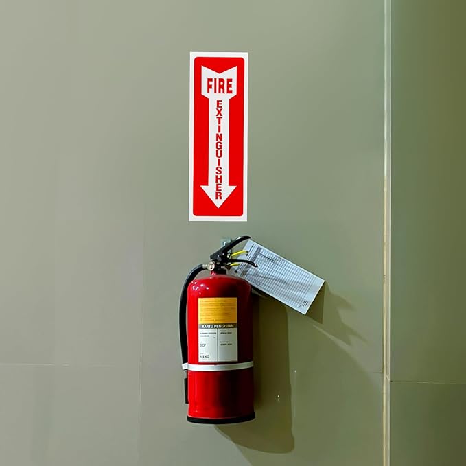 Madrigal fire extinguisher inside sticker, fire extinguisher sign, 4 - Image 6