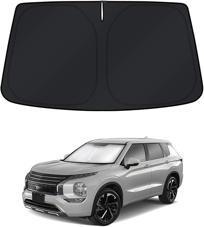 KUST Windshield Sun Shade for Mitsubishi Outlander 2022-2024 2025 2026 Window by KUST
