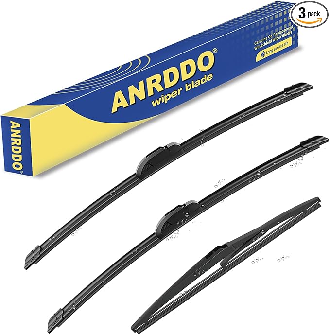 3 wipers Replacement For 2019 2020 2021 2022 2023 Toyota Rav4 Windshield Wiper by ANRDDO