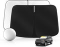 Windshield Sun Shade for Jeep Grand Cherokee 2011-2021 Foldable Sunshade Custom by SULAGIWINDSHIELDSUNSHADE