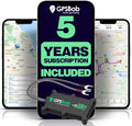 5 Year 4G 12/24v Wired GPS Tracker, All Inclusive, No Monthly Fees, No by GPSBob