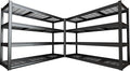 67" Wide Garage Shelving Unit, 3500 LBS Capacity, Industrial Adjustable Shelves by PMKES