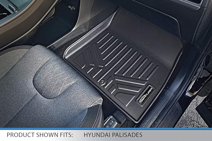 SMARTLINER All Weather Custom Fit Floor Mats 2 Row Liner Set Compatible - Image 3