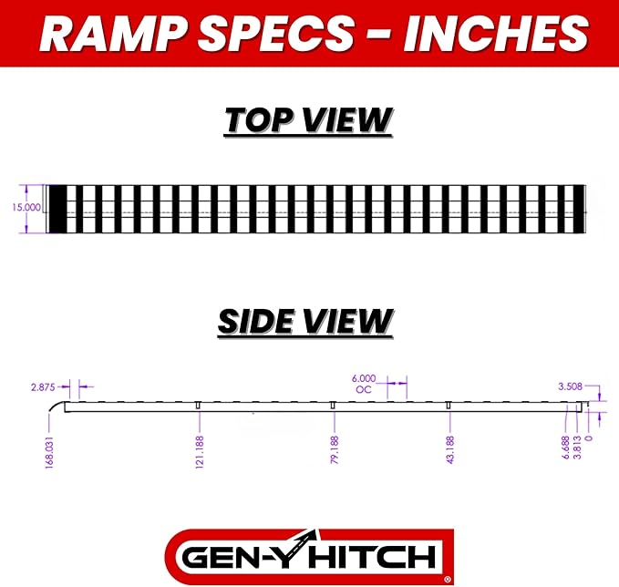 GEN-Y Hitch Heavy Duty Aluminum Ramps 8K Capacity - Image 8