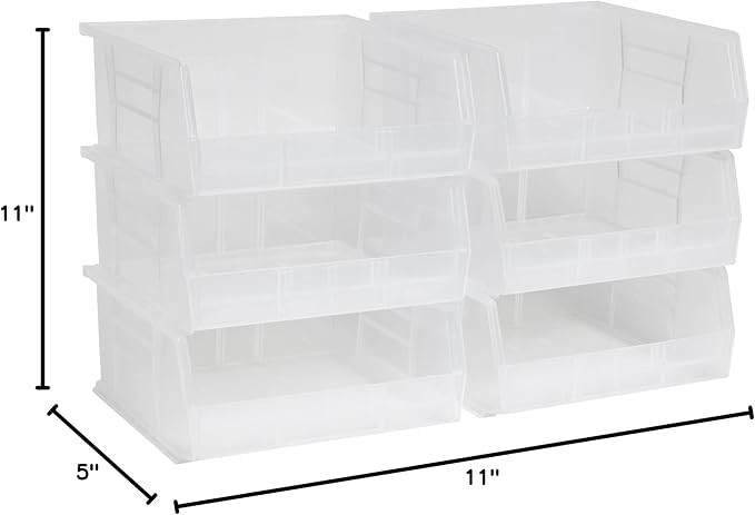Akro-Mils 30235 AkroBins Plastic Storage Bins, Space-Saving Stackable Bins - Image 10