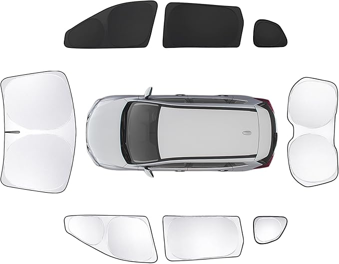 8pcs Car Window Shades for Nissan Rogue 2014-2020 Accessories, Windshield Side by Unknown