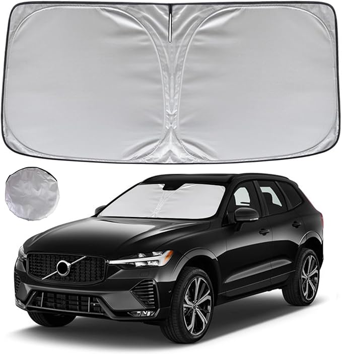 KAYZT Windshield Sun Shade for 2018-2025 2026 Volvo XC60 Foldable Sunshade by KAYZT