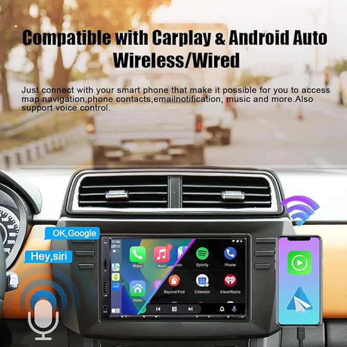 7 Inch Double Din Car Stereo - Image 3