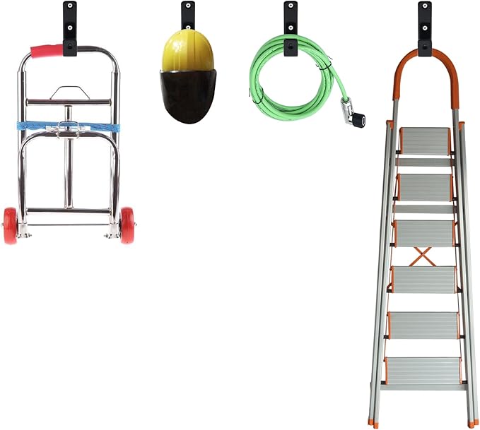Bunk Bed Ladder Hooks Brackets, Iron Bed Ladder Hook, PVC Coated Angled Ladder - Image 7