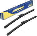 2 wipers Replacement for Volvo V70 XC70 2005-2007 XC90 2005-2014 S80 2004-2006 by ANRDDO