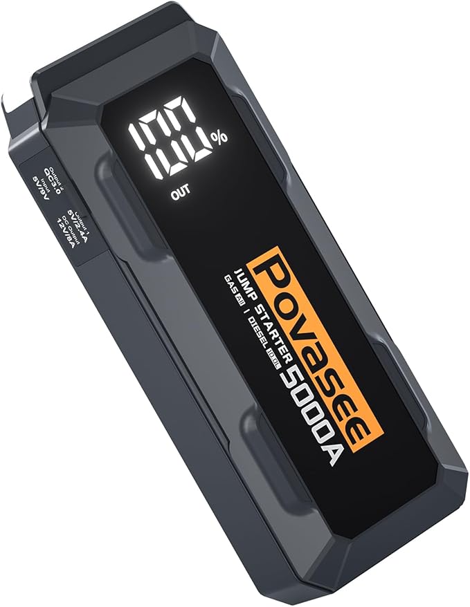 Car Battery Jump Starter 5000A Jump Box Portable Car Jump Starter Battery Pack - Image 8