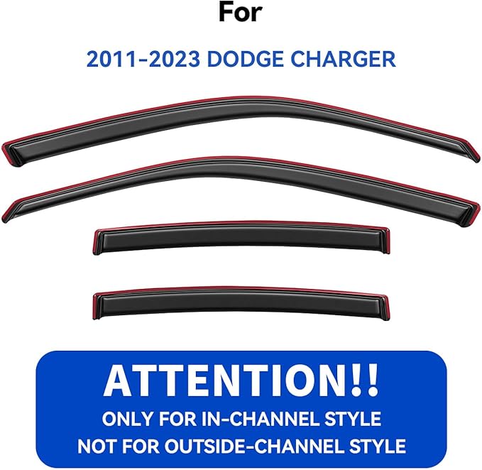 in-Channel Window Visors Rain Guards - Image 2