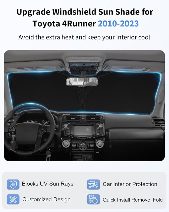 for Toyota 4Runner Windshield Sun Shade Sunshade - Image 7