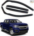 in Channel Rain Guards for 2015-2022 Chevy Colorado/GMC Canyon Crew Cab by CHYKORLA