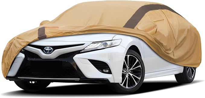 Car Cover Waterproof All Weather Compatible by FSGRICH