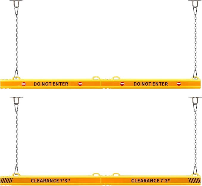 78" Parking Garage Height Clearance Bar by OranLite
