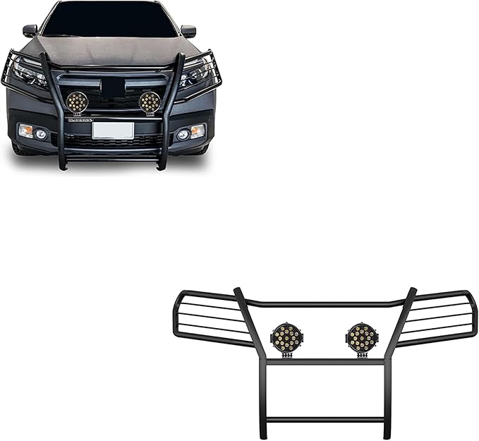 Black Horse Grille brush Bumper Guard Modular Come by BlackHorseOffRoad
