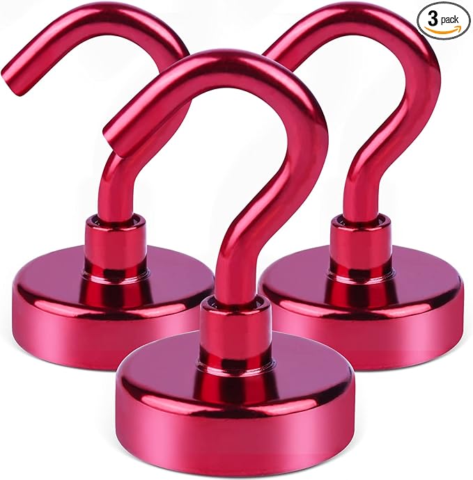 DIYMAG Magnetic Utility Hooks, 30Lbs Heavy Duty Rare Earth Neodymium Magnet by DIYMAG