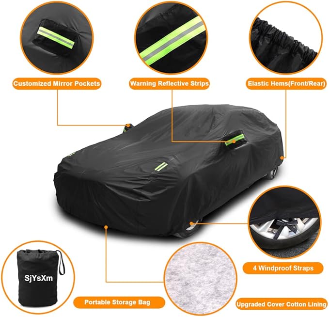 Waterproof Car Cover Compatible - Image 2