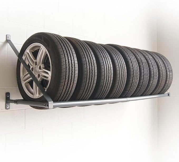 Martins Industries Wall-Mount Tire Rack – Heavy-Duty Steel Storage - Image 6