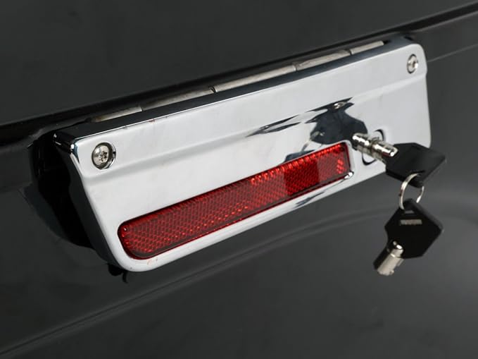 XFMT Motorcycle Hard Saddle bags Trunk W/Conversion Bracket Mount Kit Fit - Image 7
