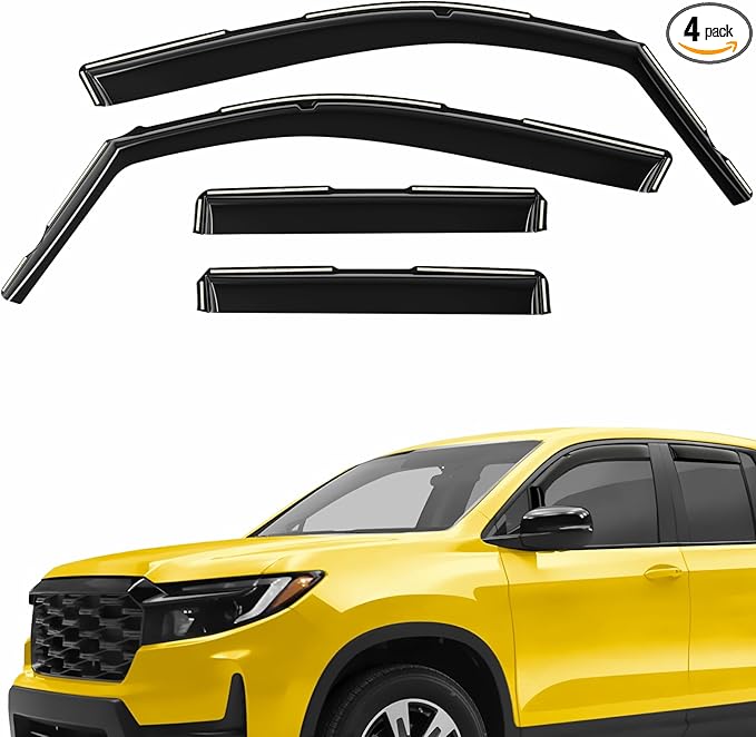 Extra Durable Window Deflectors in-Channel Window Visors Rain Guards Fit by AEROGUYSCustomfitrainguard